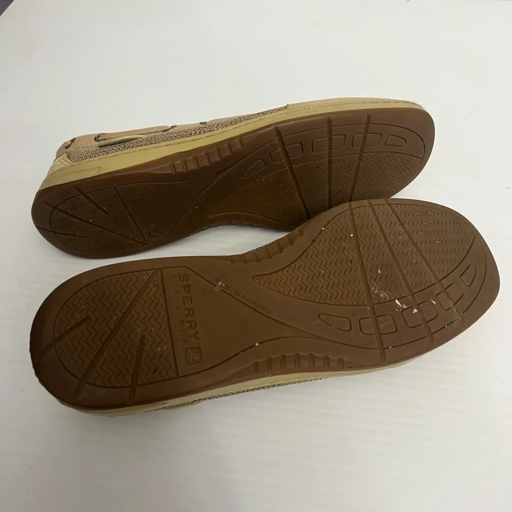 Sperry Top Sliders tan women’s size 7.5M